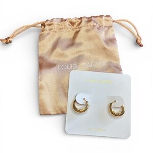 Louise Carter Gold Mini Drop Huggies
